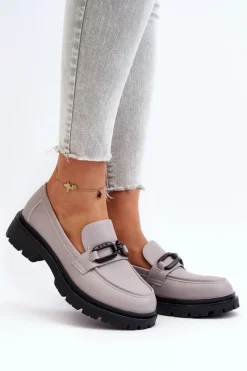 Mokasyny Damskie Skórzane|Mokasyny Na Platformie><noscript><img width=