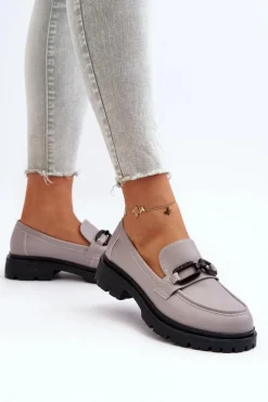 Mokasyny Damskie Skórzane|Mokasyny Na Platformie><noscript><img width=