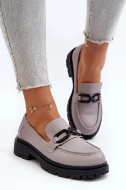 Mokasyny Damskie Skórzane|Mokasyny Na Platformie><noscript><img width=