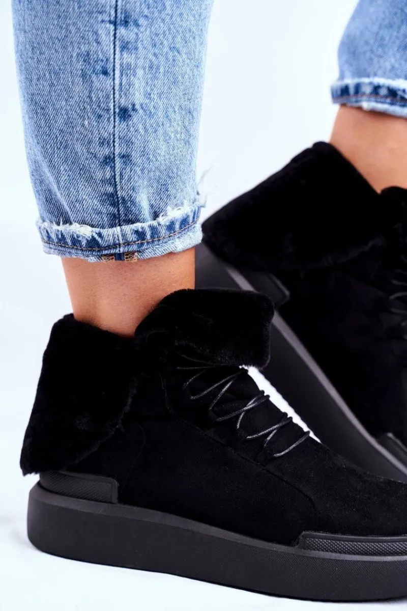 Śniegowce Damskie>Big Star Shoes Damskie Śniegowce Big Star Czarne GG274990