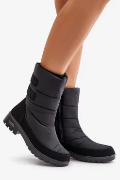 Śniegowce Damskie|Botki Płaskie><noscript><img width=