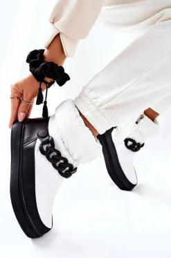 Online Damskie buty S.Barski Damskie Śniegowce Ocieplane Białe Khariche