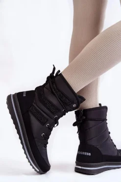 Śniegowce Damskie|Botki Płaskie><noscript><img width=