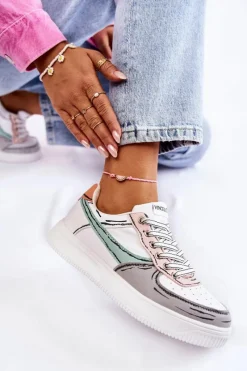Discount Damskie Niskie Buty Sportowe Multikolor Solveig Damskie Sneakersy Damskie