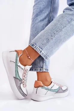 Discount Damskie Niskie Buty Sportowe Multikolor Solveig Damskie Sneakersy Damskie