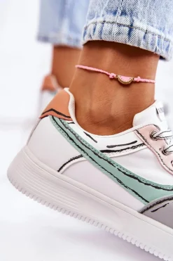 Discount Damskie Niskie Buty Sportowe Multikolor Solveig Damskie Sneakersy Damskie