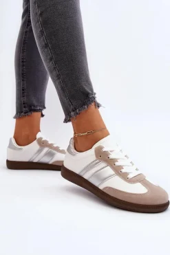 Best Boto Damskie Niskie Buty Sportowe Sneakersy Białe Cafala