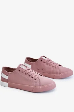 Sale Damskie Niskie Trampki Big Star LL274040 Różowe Damskie Trampki Damskie Big Star|Trampki Damskie Niskie