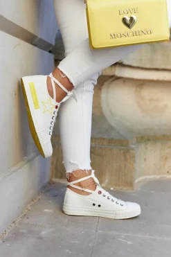 Trampki Damskie Big Star|Trampki Damskie Niskie>Big Star Shoes Damskie Niskie Trampki BIG STAR JJ274384 Białe