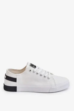Trampki Damskie Big Star|Trampki Damskie Niskie></noscript>Big Star Shoes Damskie Niskie Trampki Big Star LL274039 Białe