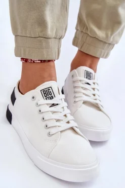 Trampki Damskie Big Star|Trampki Damskie Niskie></noscript>Big Star Shoes Damskie Niskie Trampki Big Star LL274039 Białe