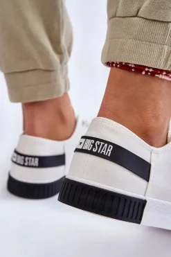 Trampki Damskie Big Star|Trampki Damskie Niskie></noscript>Big Star Shoes Damskie Niskie Trampki Big Star LL274039 Białe