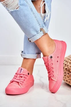 Trampki Damskie Big Star|Trampki Damskie Niskie></noscript>Big Star Shoes Damskie Niskie Trampki Big Star DD274444 Różowe