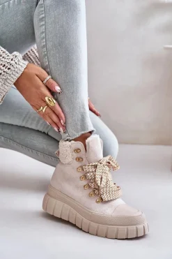 Botki Ocieplane|Damskie Trapery><noscript><img width=