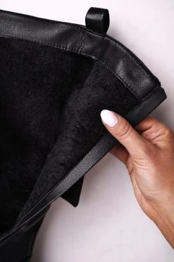 Online Boto Damskie Ocieplane Kozaki Z Odpinaną Nerką Czarne Brooklyn