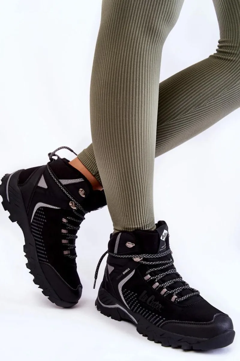 New Lee Cooper Damskie Ocieplane Trapery LCJ-22-01-1427L Czarne