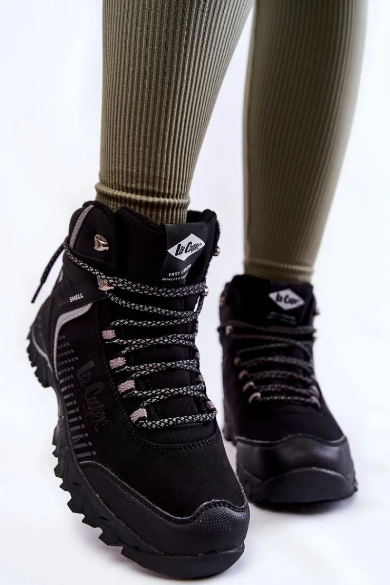 New Lee Cooper Damskie Ocieplane Trapery LCJ-22-01-1427L Czarne