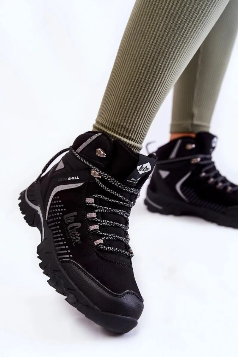 New Lee Cooper Damskie Ocieplane Trapery LCJ-22-01-1427L Czarne