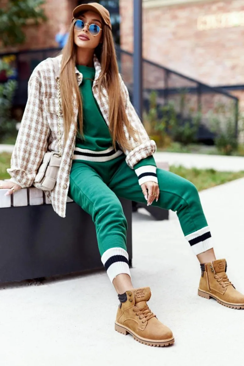 Discount Boto Damskie Ocieplane Trapery Na Suwak Camel Lenox