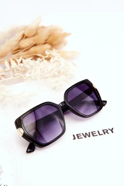 Sale PRIUS Damskie Okulary Przeciwsłoneczne V213 Czarne