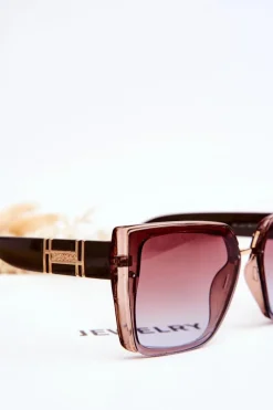 Hot PRIUS Damskie Okulary Przeciwsłoneczne UV400 V237 Brązowe