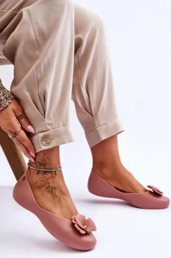 Discount Damskie Pachnące Baleriny LL285002 Nude Damskie Baleriny Klasyczne