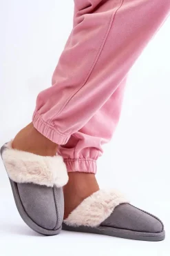 Kapcie Klasyczne|Klapki Z Futerkiem><noscript><img width=