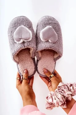 Online Boto Damskie Papcie Szare Heartbeat