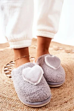 Online Boto Damskie Papcie Szare Heartbeat