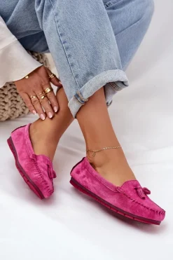 Loafersy Damskie|Mokasyny Damskie Zamszowe><noscript><img width=