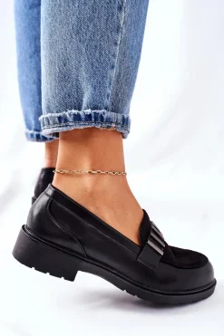 Mokasyny Damskie Skórzane><noscript><img width=