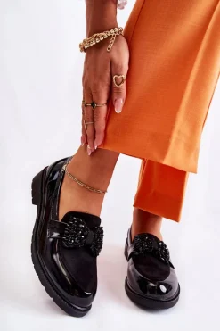 Półbuty Lakierowane><noscript><img width=