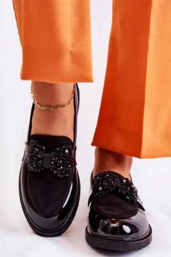 Półbuty Lakierowane><noscript><img width=