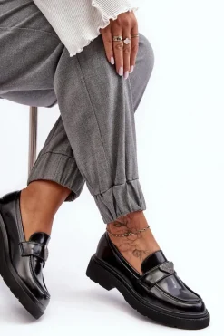 Loafersy Damskie|Mokasyny Płaskie><noscript><img width=