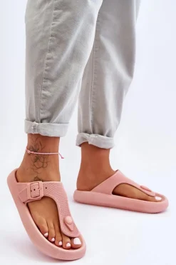 Sale Damskie Piankowe Japonki Różowe Apolla Damskie Klapki Damskie Japonki|Klapki Na Platformie