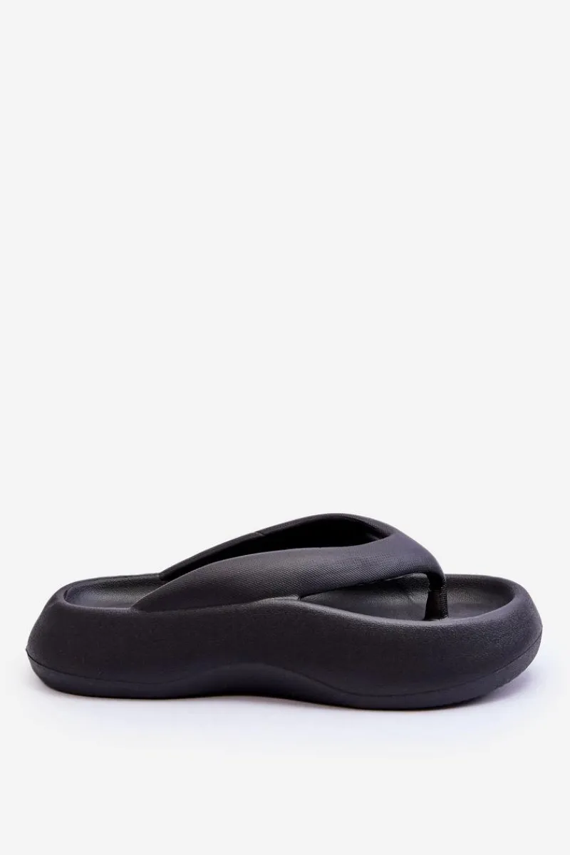 Sale Damskie Piankowe Klapki Japonki Czarne Roux Damskie Klapki Basenowe|Klapki Damskie Japonki