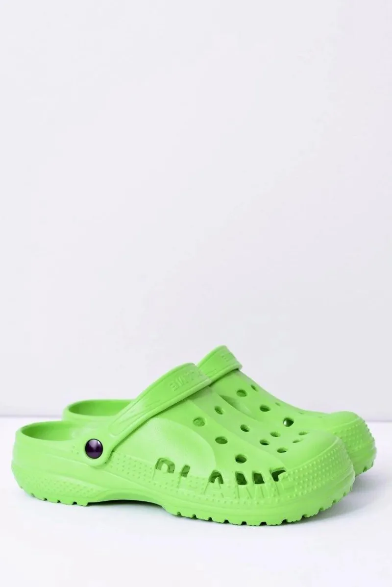 Best Boto Damskie Piankowe Klapki Kroksy EVA Zielone
