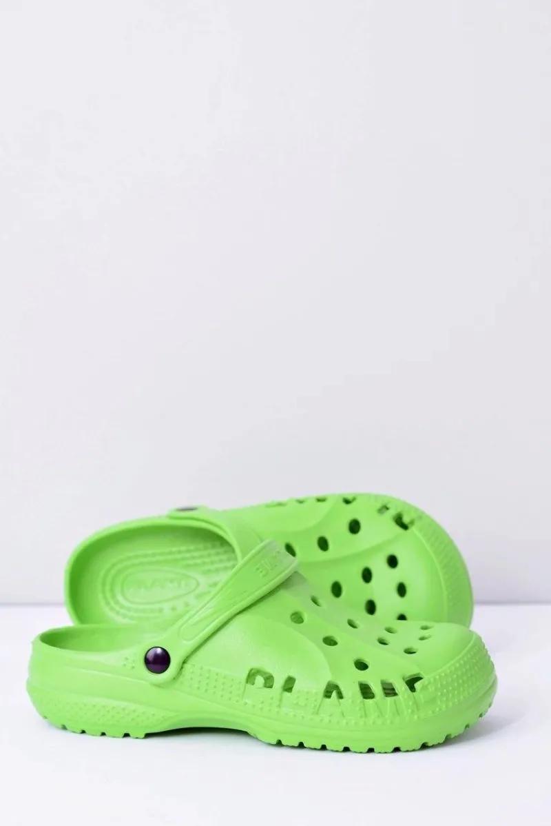 Best Boto Damskie Piankowe Klapki Kroksy EVA Zielone