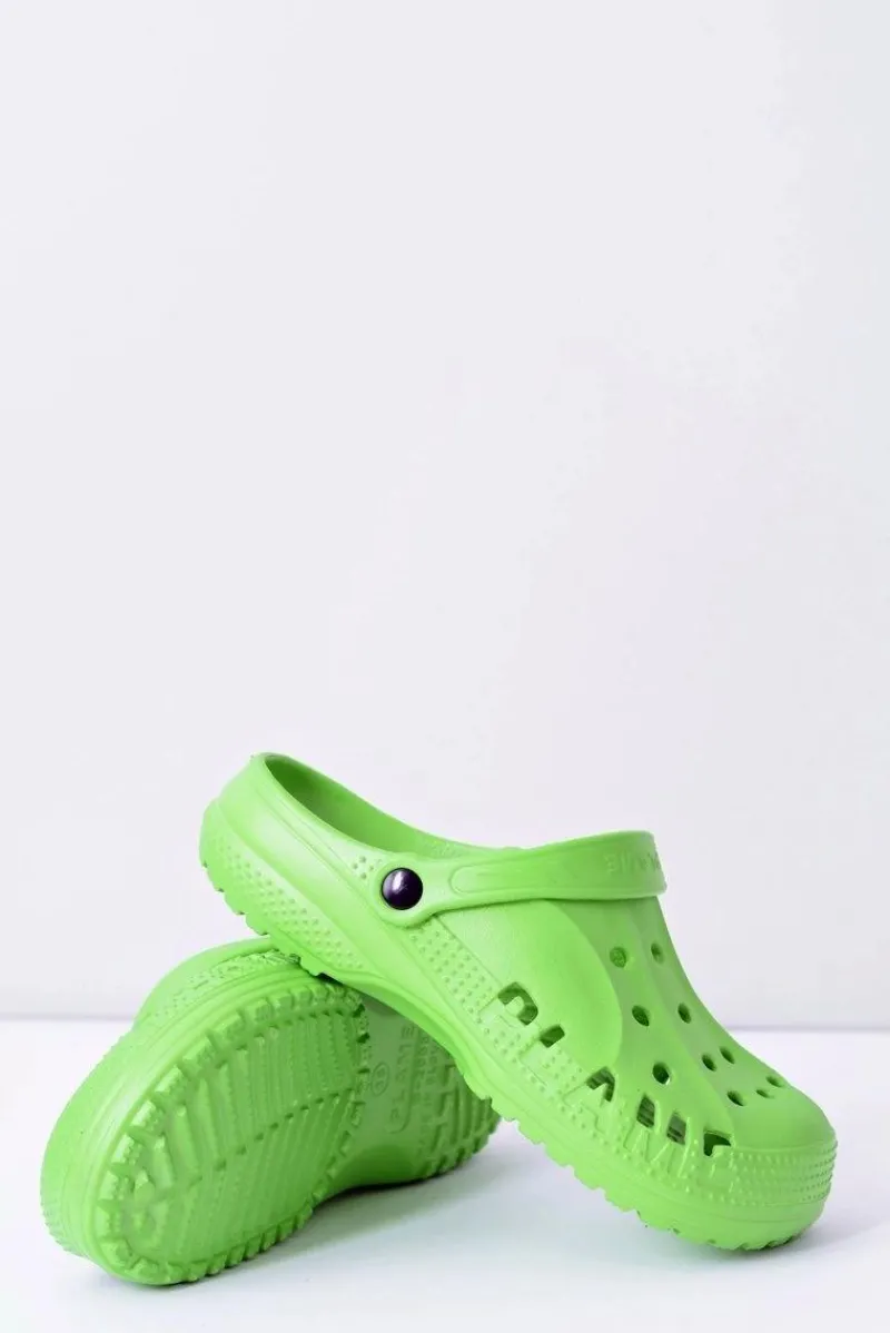 Best Boto Damskie Piankowe Klapki Kroksy EVA Zielone