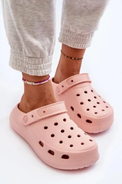 Klapki Basenowe|Klapki Na Platformie>Boto Damskie Piankowe Klapki Różowe Ilariana