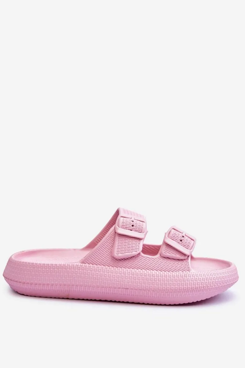 Klapki Basenowe|Klapki Damskie Klasyczne>Boto Damskie Piankowe Klapki Z Paskami Różowe Sharmen