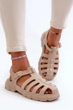 Sandały Płaskie|Klapki Damskie Klasyczne><noscript><img width=