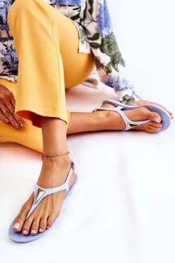 Sandały Gumowe></noscript>Boto Damskie Sandałki Niebieskie Storm