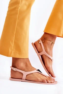 Hot Boto Damskie Sandałki Nude Storm