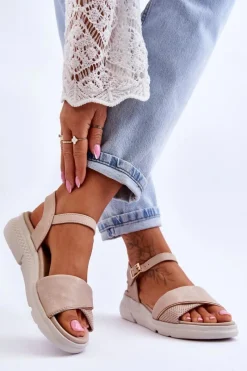 Sandały Na Obcasie|Sandały Na Koturnie><noscript><img width=