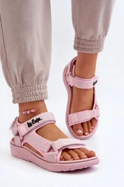 Online Lee Cooper Damskie Sandały LCW-24-34-2613 Różowe