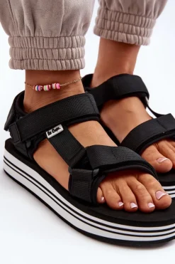 Sandały Płaskie><noscript><img width=