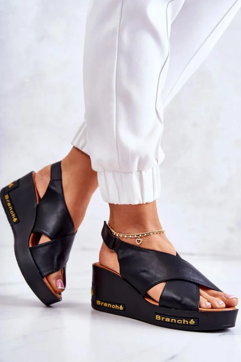 Discount Buty damskie Vinceza Damskie Sandały Na Rzep Czarne Amaze