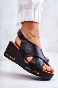 Discount Buty damskie Vinceza Damskie Sandały Na Rzep Czarne Amaze