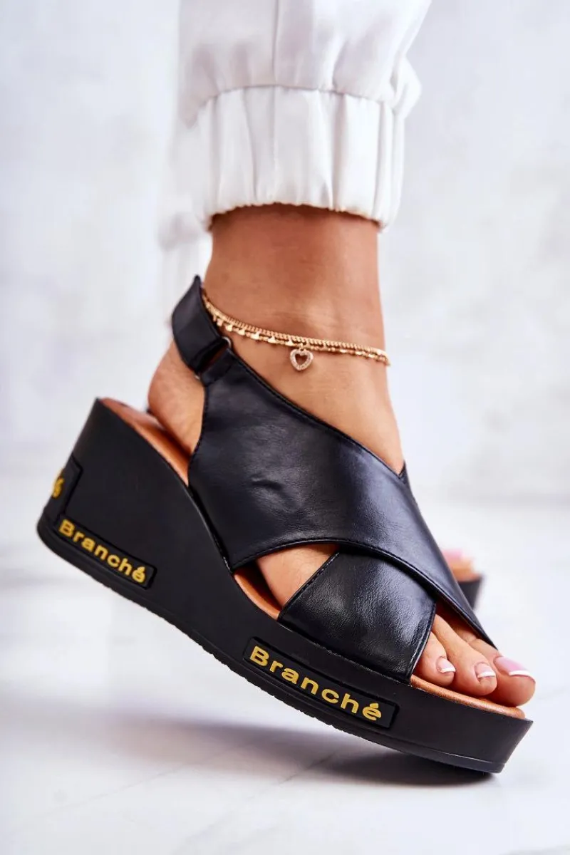 Discount Buty damskie Vinceza Damskie Sandały Na Rzep Czarne Amaze